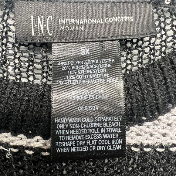 INC International Concepts Womens Sweater Size 3X Sequin Party Event Evening - Picture 2 of 11